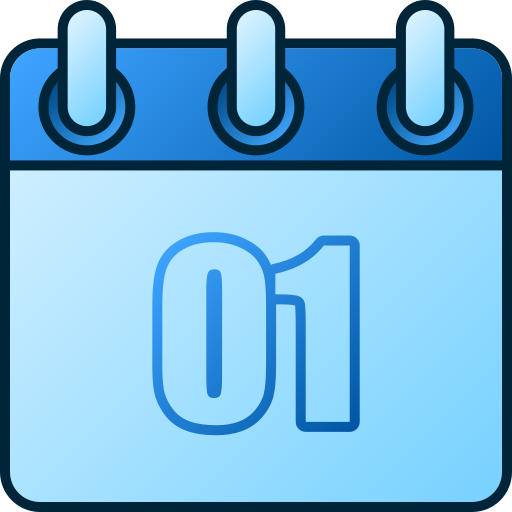 Number 1 Generic gradient lineal-color icon