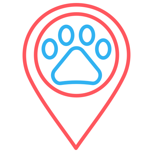 área para cães Generic color outline Ícone