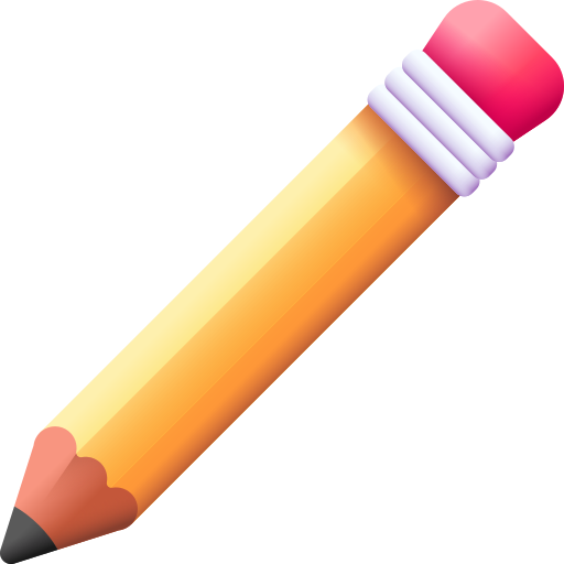 lápis 3d 3D Color Ícone