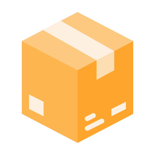 scatola del pacchetto Generic color fill icona