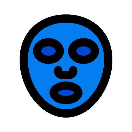 máscara facial Generic color lineal-color Ícone