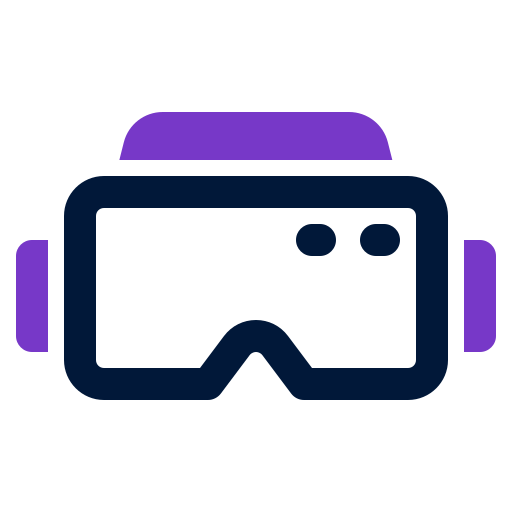 gafas de realidad virtual Yogi Aprelliyanto Bold Duotone icono