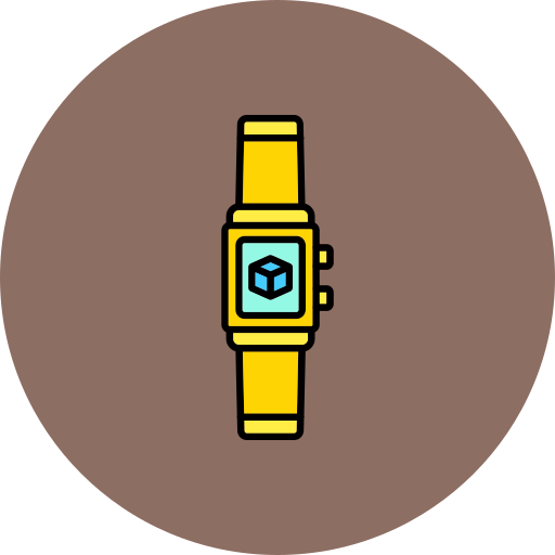 smartwatch Generic color lineal-color icon