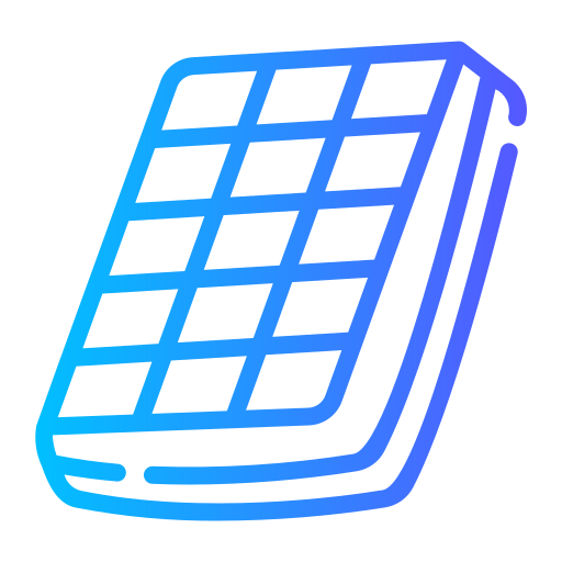 Waffle Generic gradient outline icon