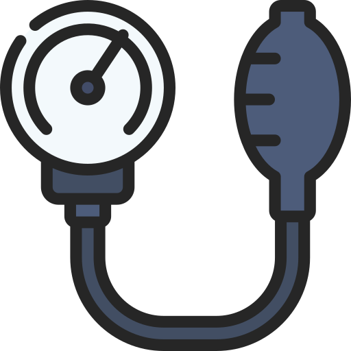 Blood pressure gauge Juicy Fish Soft-fill icon
