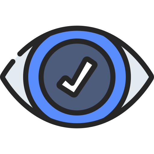 Eye test Juicy Fish Soft-fill icon