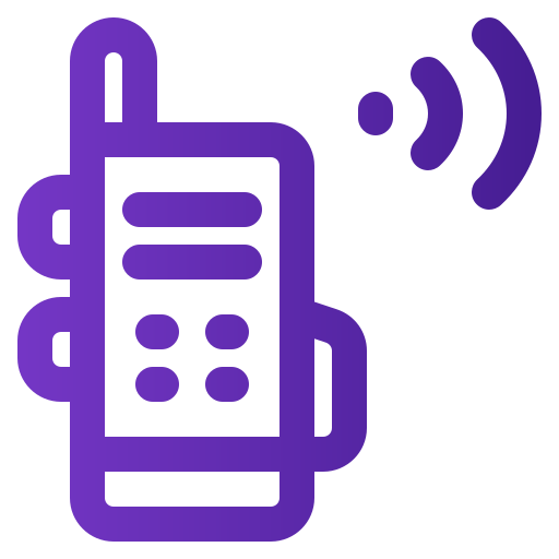 walkie-talkie Generic gradient outline icoon