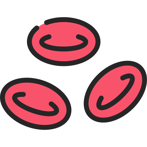 las células rojas de la sangre Juicy Fish Soft-fill icono