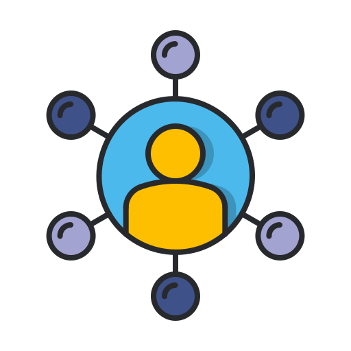 Network connection Generic color lineal-color icon