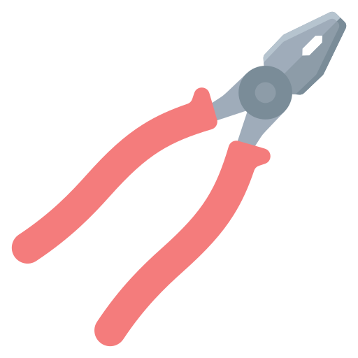 Crimping pliers Generic color fill icon