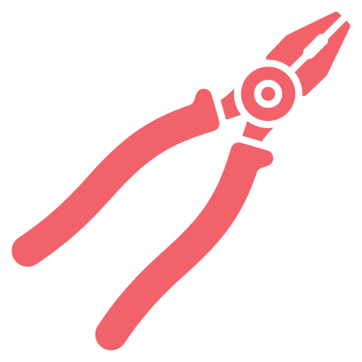 Crimping pliers Generic color fill icon
