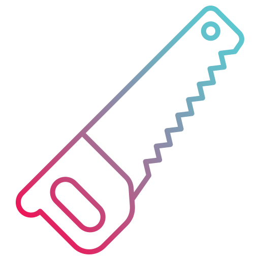 Hand saw Generic gradient outline icon