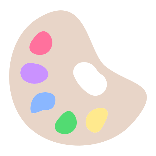 paleta de color Generic color fill icono