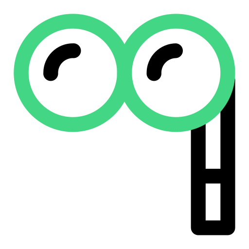 双眼鏡 Generic color outline icon