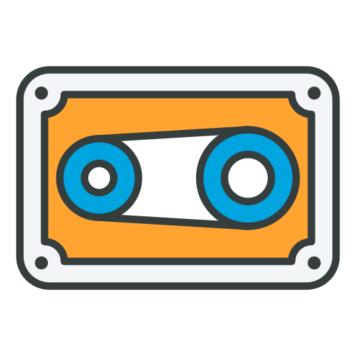 kassette Generic color lineal-color icon