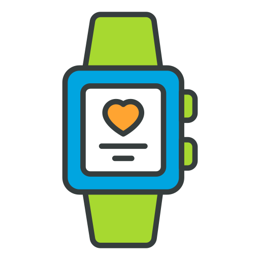 smartwatch Generic color lineal-color icon