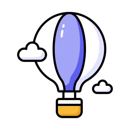 熱気球 Generic color lineal-color icon