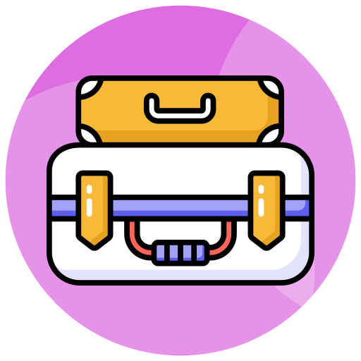 スーツケース Generic color lineal-color icon