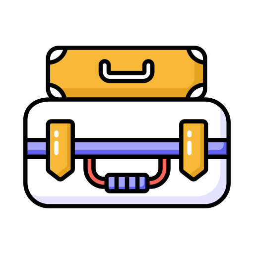 スーツケース Generic color lineal-color icon