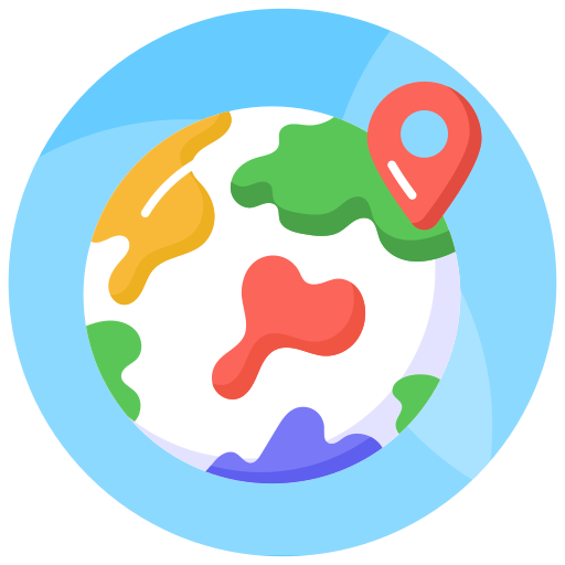 地理位置情報 Generic color fill icon