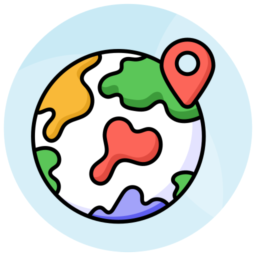 地理位置情報 Generic color lineal-color icon