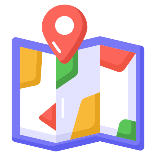 Карта и местоположение Generic color fill иконка