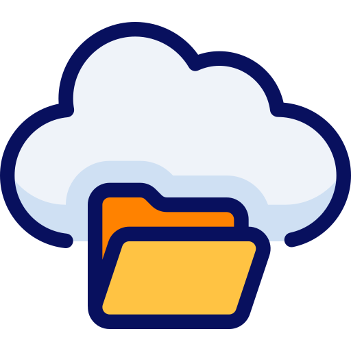 archiviazione cloud Generic color lineal-color icona