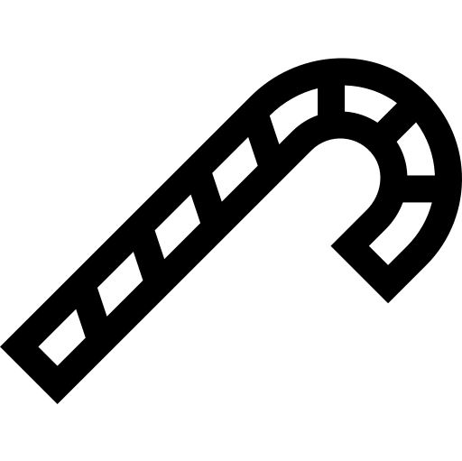 sucre d'orge Basic Straight Lineal Icône