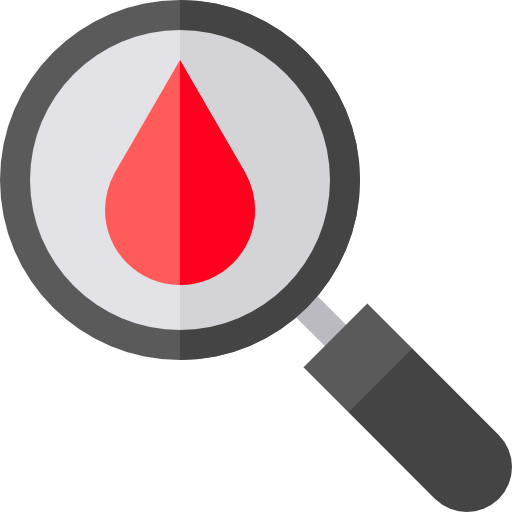 Blood Basic Straight Flat icon