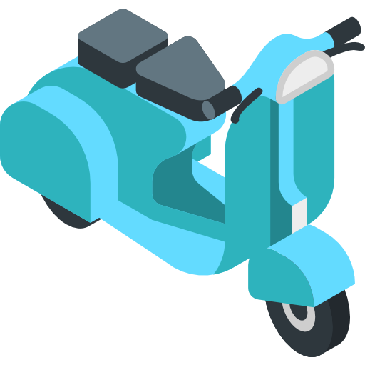 Scooter Isometric Flat icon