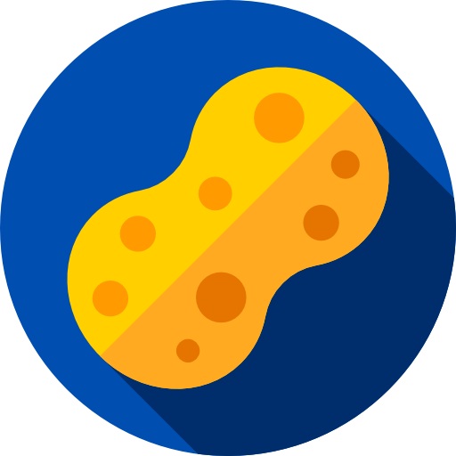 Sponge Flat Circular Flat icon