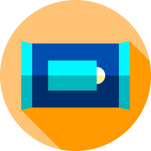 ワイプ Flat Circular Flat icon