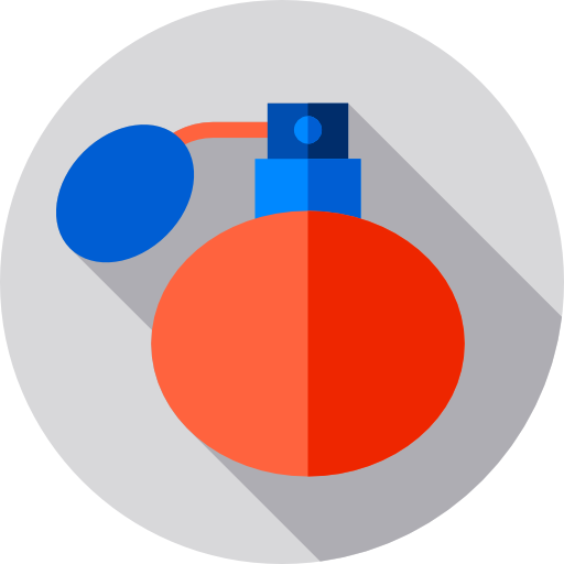 향수 Flat Circular Flat icon