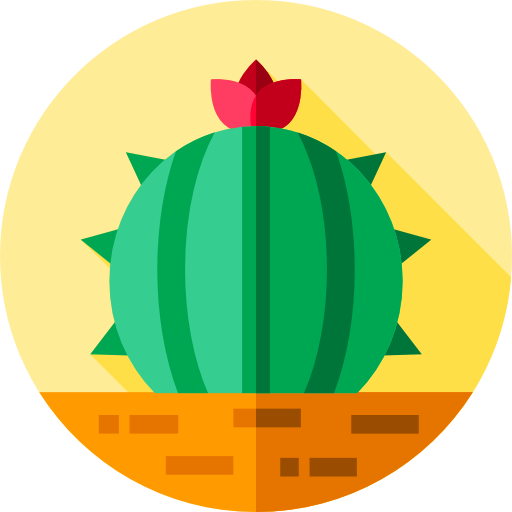 cactus Flat Circular Flat icona