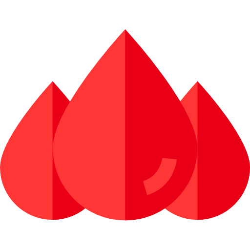 Blood Basic Straight Flat icon