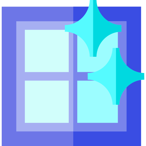 czyste okno Basic Straight Flat ikona