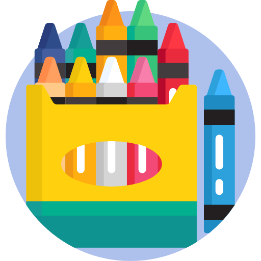 Crayon Detailed Flat Circular Flat icon