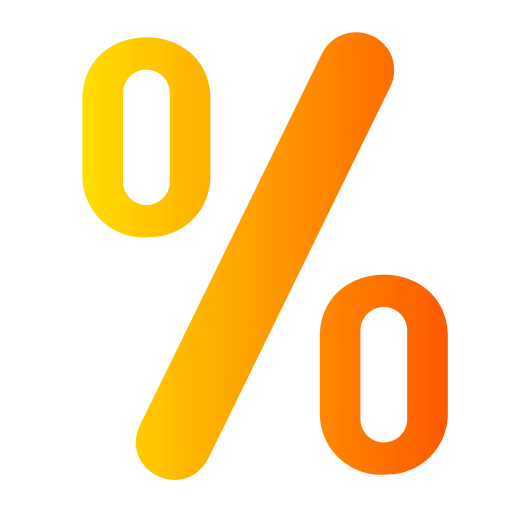 Percentage Generic gradient fill icon