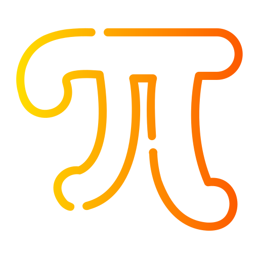 Pi Generic gradient outline icon