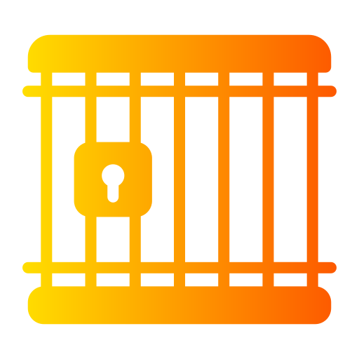 więzienie Generic gradient fill ikona