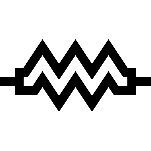 Resistor Basic Straight Lineal icon