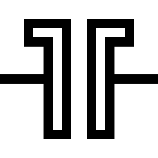 antenne équilibrée Basic Straight Lineal Icône