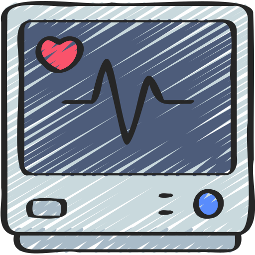 monitor de electrocardiograma Juicy Fish Sketchy icono