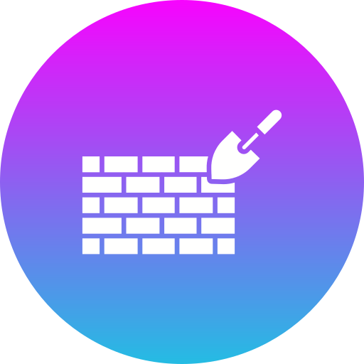 Brick wall Generic gradient fill icon