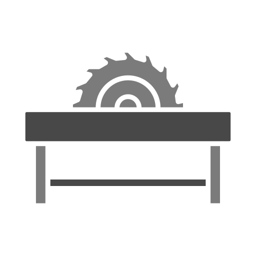 Table saw Generic color fill icon