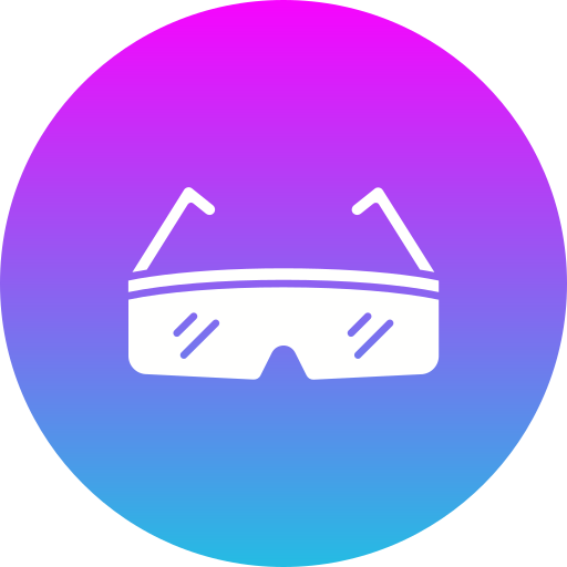 Safety glasses Generic gradient fill icon