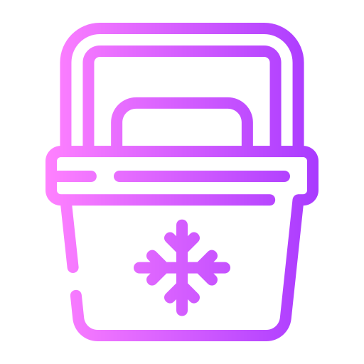 caja de hielo Generic gradient outline icono
