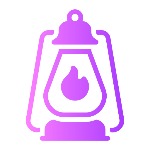 lampara de aceite Generic gradient fill icono