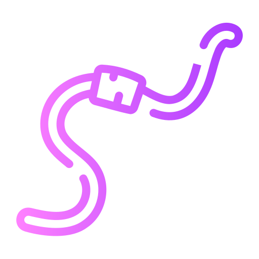 worm Generic gradient outline icoon