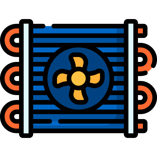 Evaporator fan Special Lineal color icon